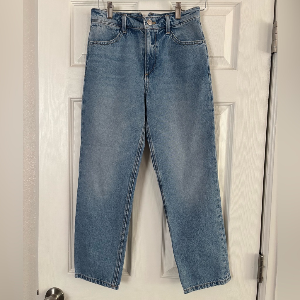 Sprwmn | Paradis Crop Straight Leg Denim Jeans Women’s Sz 25 — image 4 of 8
